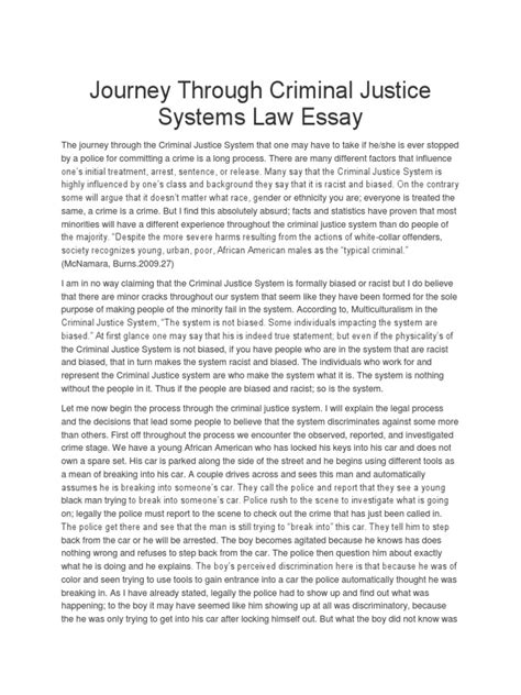 criminal justice system uk essay